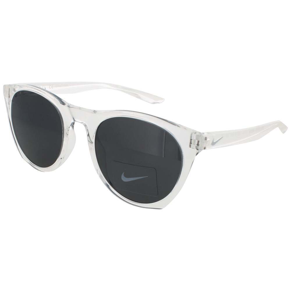 NWT Nike NIKE-ESSENTIAL-HORIZON-EV1118 Clear/White 51mm Sunglasses